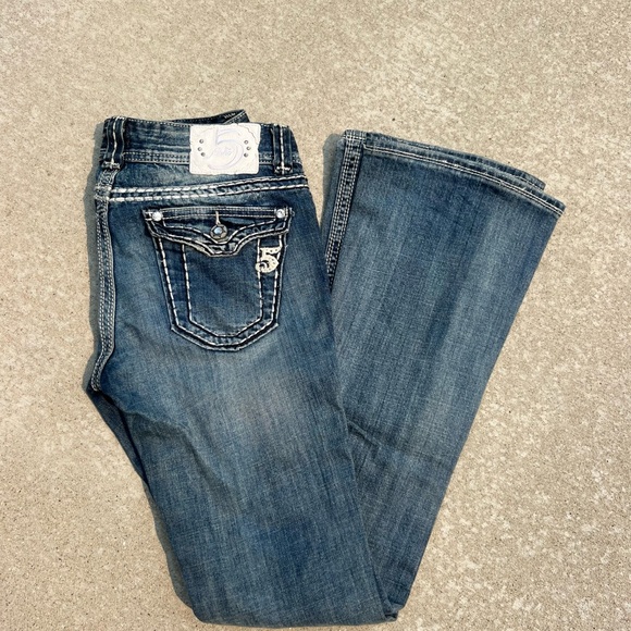 Women's Studio 5 Blue flare Jeans - Picture 1 of 6